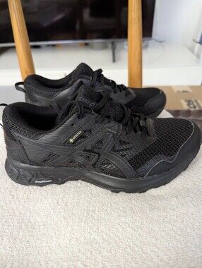Asics Gel-Sonoma 5 G-TX Lace-Up Black Womens Running Shoes